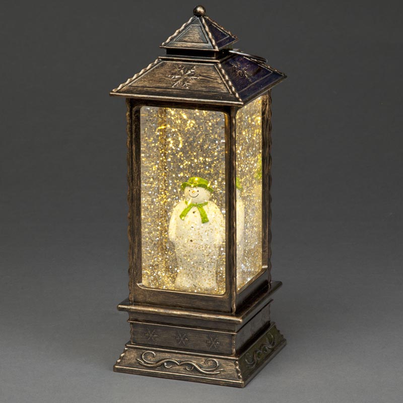 Snowman Copper Water Lantern
