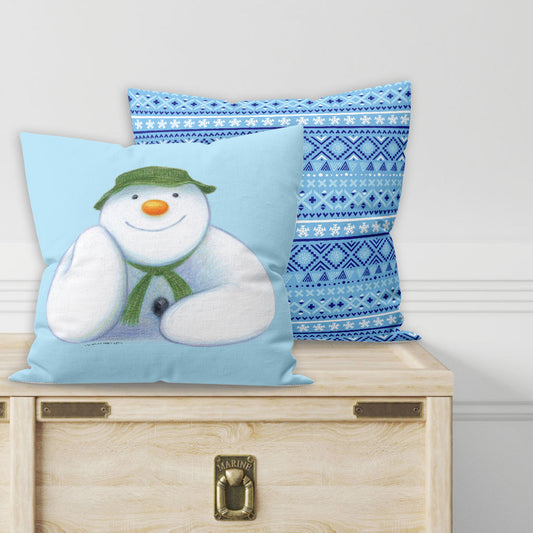 The Snowman Portrait Cushion