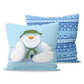The Snowman Portrait Cushion