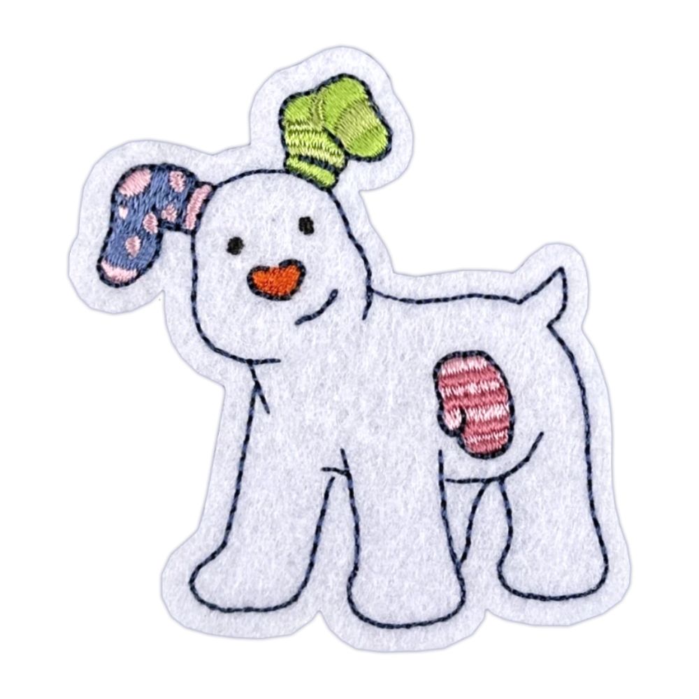 The Snowdog Sew On Patch