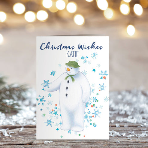 Christmas Wishes Personalised Greeting Card