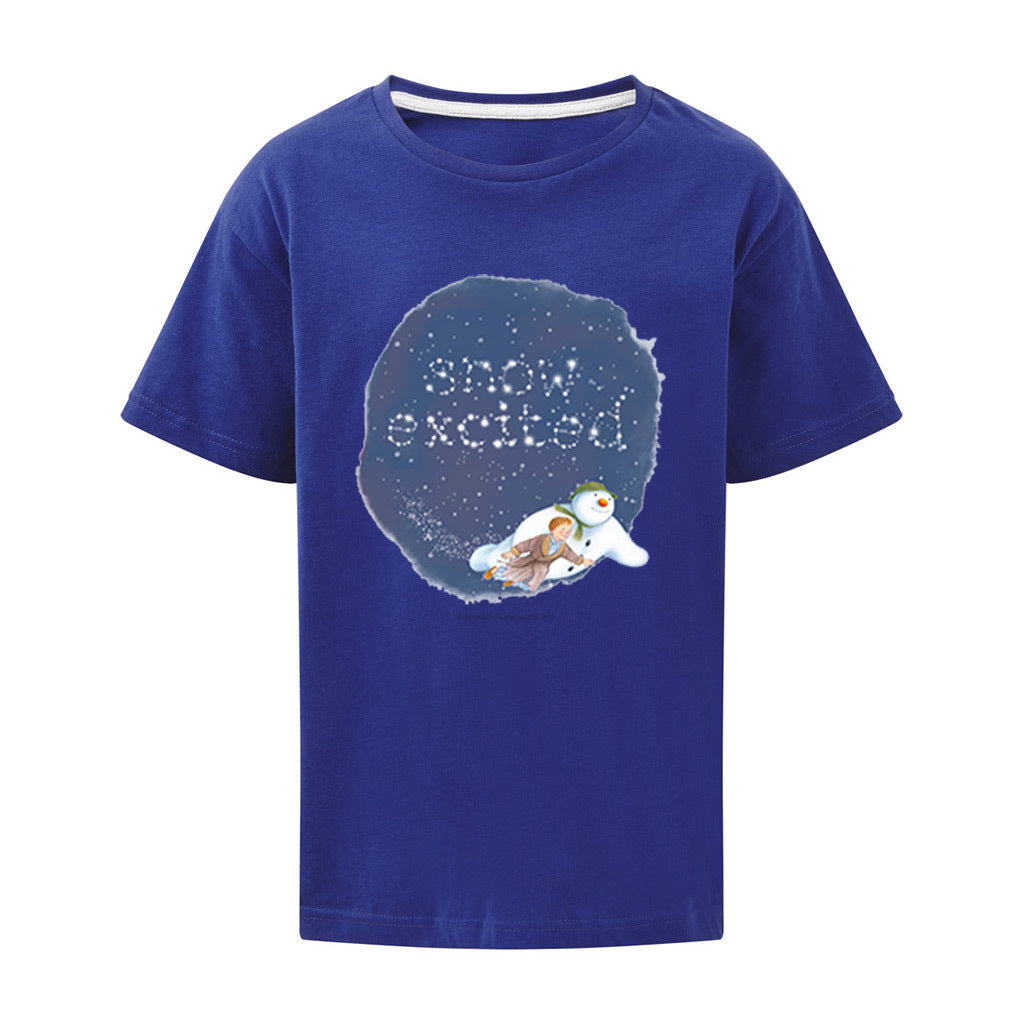 Snow Excited Snowman T-Shirt