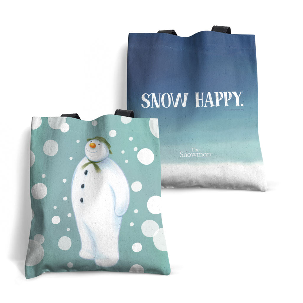 Snowman Snowballs, Snow Happy Tote Bag