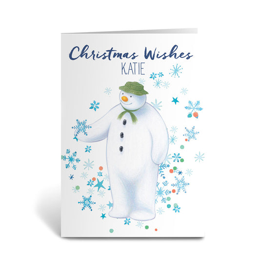 Christmas Wishes Personalised Greeting Card