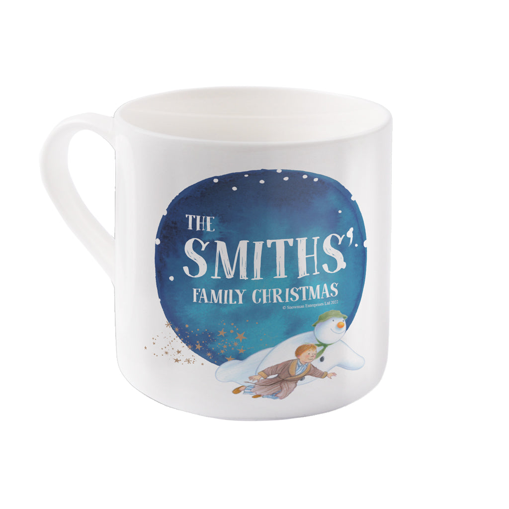Family Christmas Personalised Bone China Mug