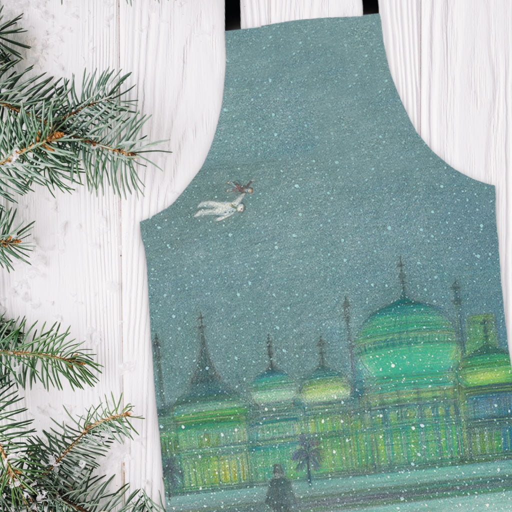 The Snowman Night Scene Apron