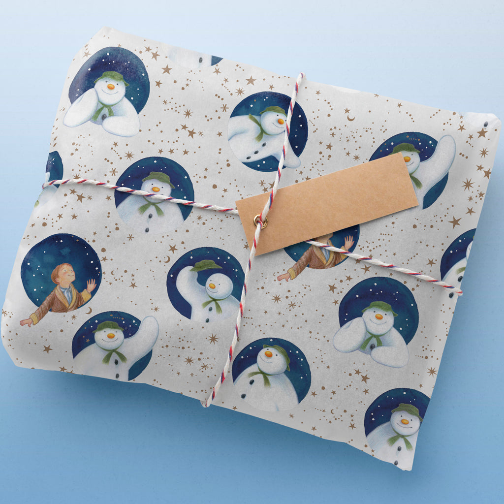 Snowball Grey Gift Wrap