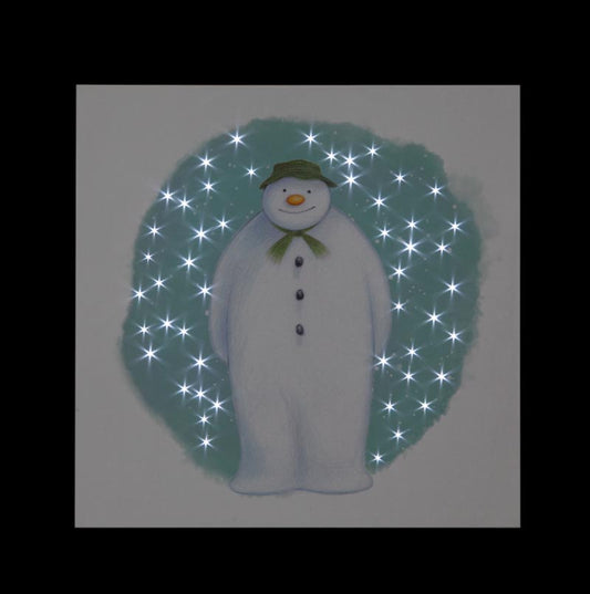 The Snowman Backlit Canvas