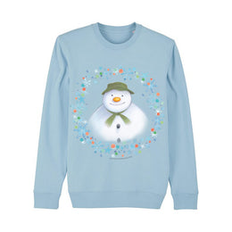 The Snowman Wreath Portrait Sweatshirt