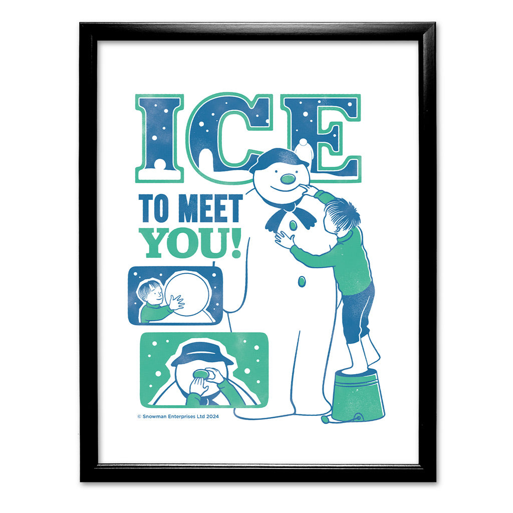 Ice to meet you! Art Print