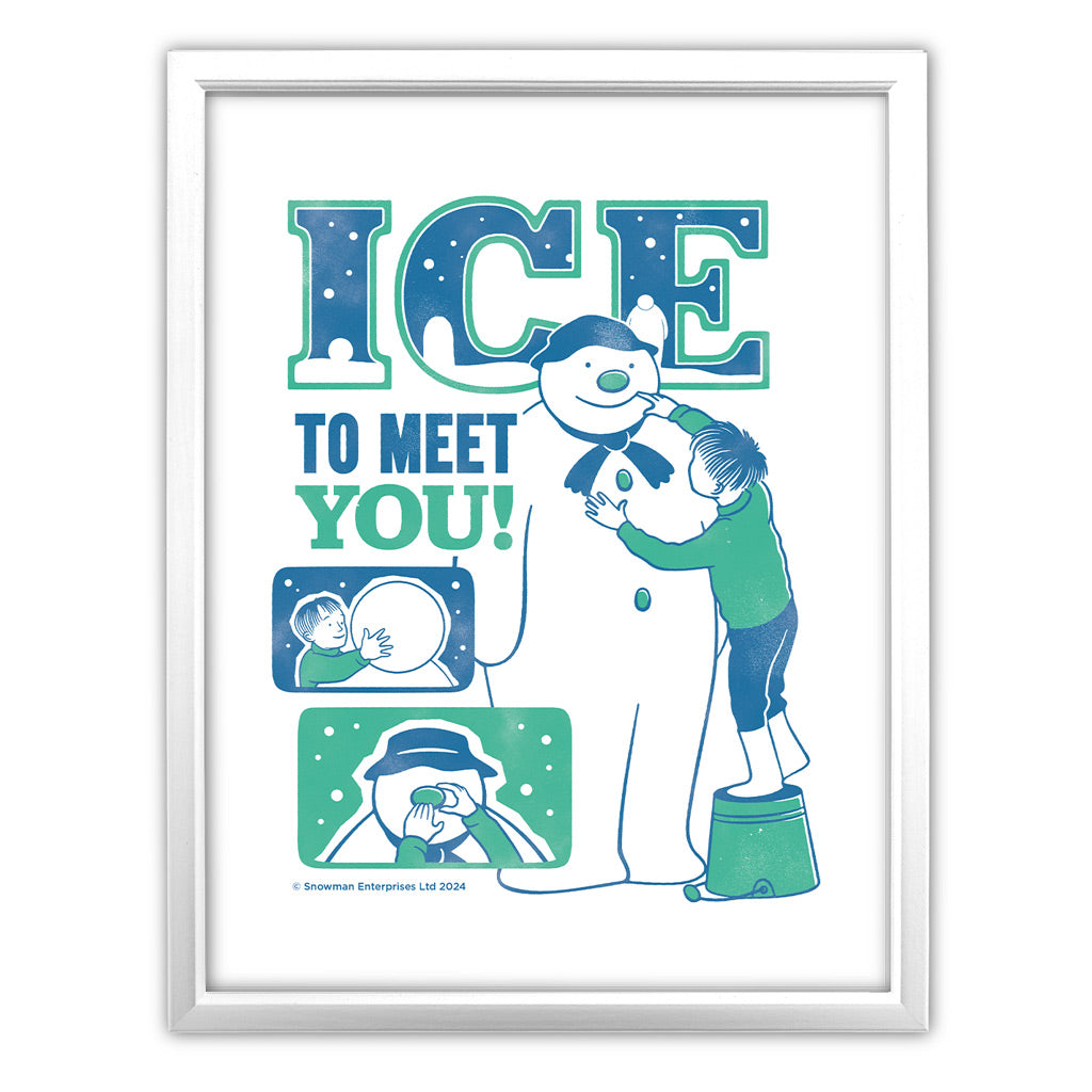 Ice to meet you! Art Print