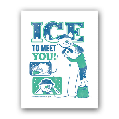 Ice to meet you! Art Print