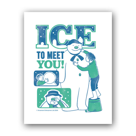 Ice to meet you! Art Print