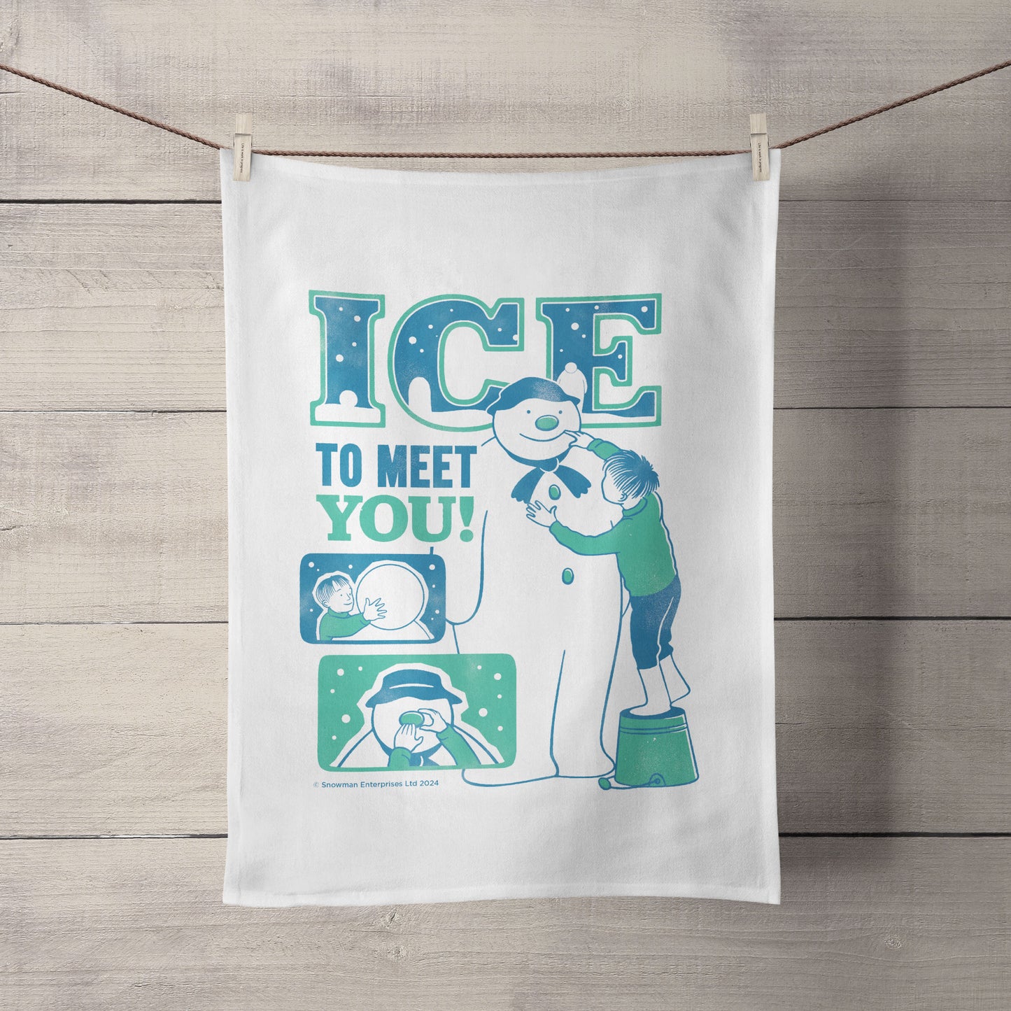 Ice to meet you! Tea Towel