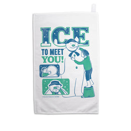 Ice to meet you! Tea Towel