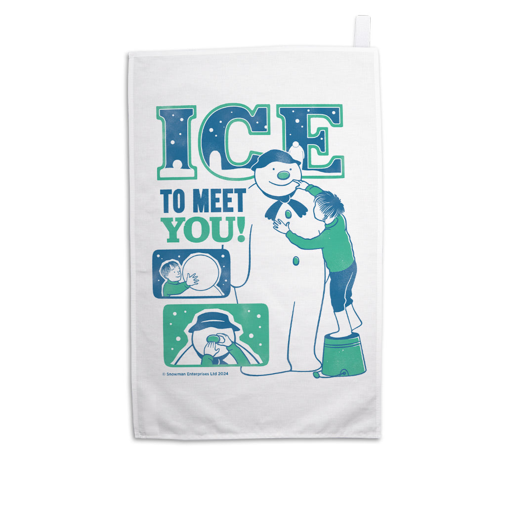 Ice to meet you! Tea Towel