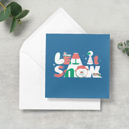 Let it Snow Greeting Card