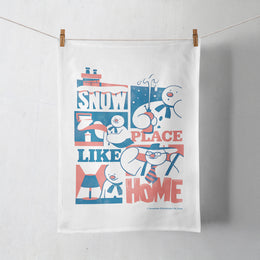 Snow Place Like Home Tea Towel