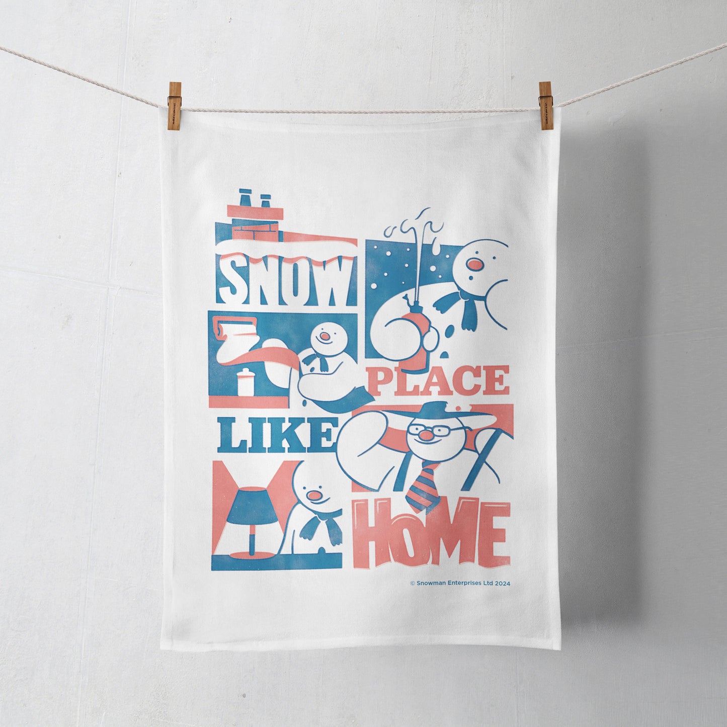 Snow Place Like Home Tea Towel