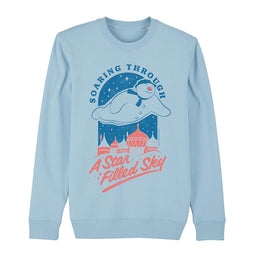 Soaring Through a Star Filled Sky Sweatshirt