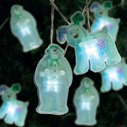 The Snowman And The Snowdog Lights 20 LED Christmas Sandwich Lights Battery