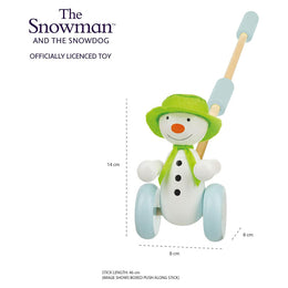 The Snowman and The Snowdog Push Along Toy