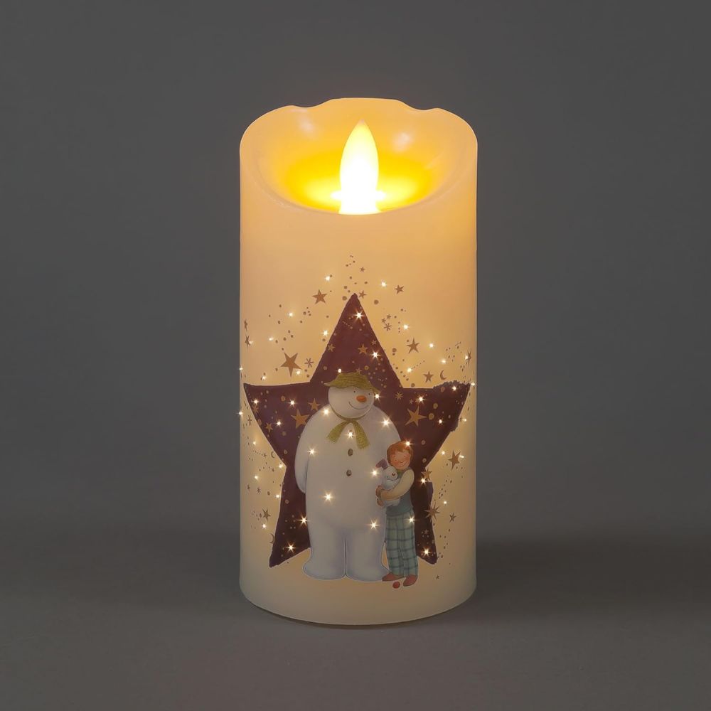 The Snowman™ Light-Up LED Candle