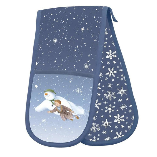 Snowman Double Oven Glove – Festive and Functional for Your Holiday Baking!