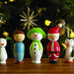 The Snowman and The Snowdog Wooden Skittles
