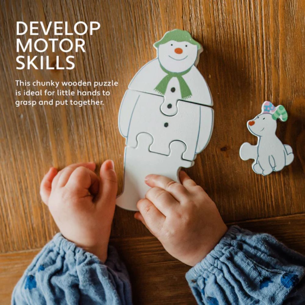 The Snowman™ &amp; the Snowdog Wooden Puzzle