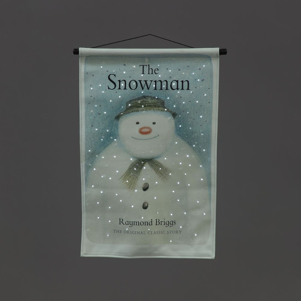 The Snowman Book Cover Tapestry