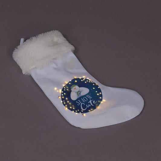 Snowman "Snow Cute" Christmas Stocking