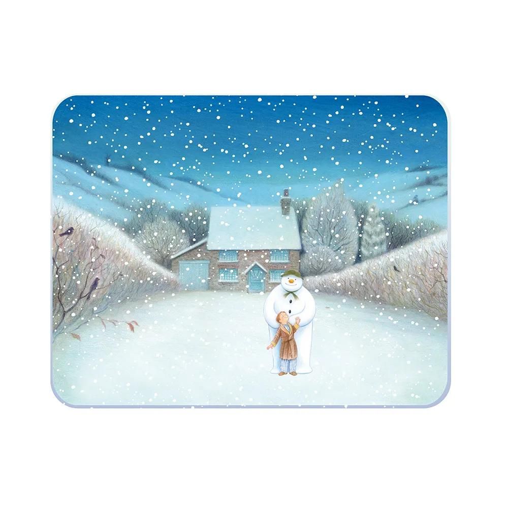 Snowman and James Glass Worktop Saver – Magical Holiday Kitchen Protection!