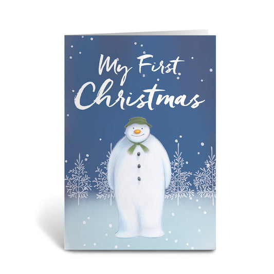 My First Christmas Snow Wonder 5x7 Greeting Card