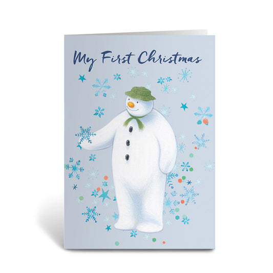 My First Christmas Let it Snow 5x7 Greeting Card