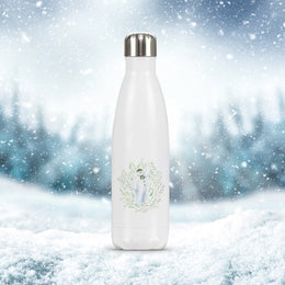 Green Winter Garden Premium Water Bottle