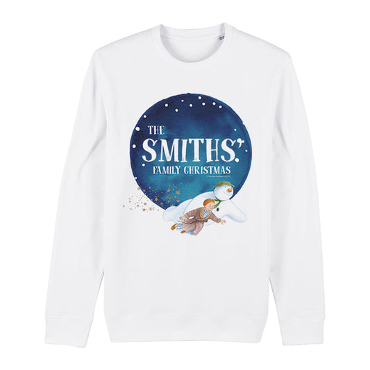 The Snowman Family Christmas Personalised Sweatshirt