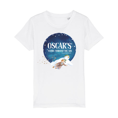 Flying Through the Air Personalised White T-Shirt