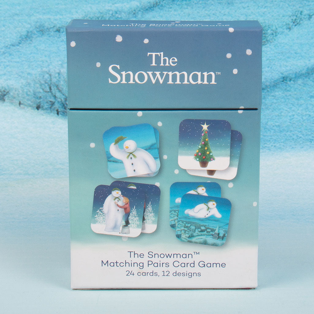 Snowman Matching Pairs Card Game