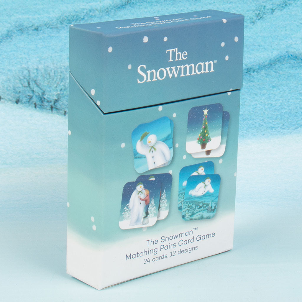 Snowman Matching Pairs Card Game